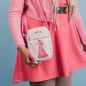 Disney Princess Sleeping Beauty Silhouette and Fairy Godmothers Crossbody Purse